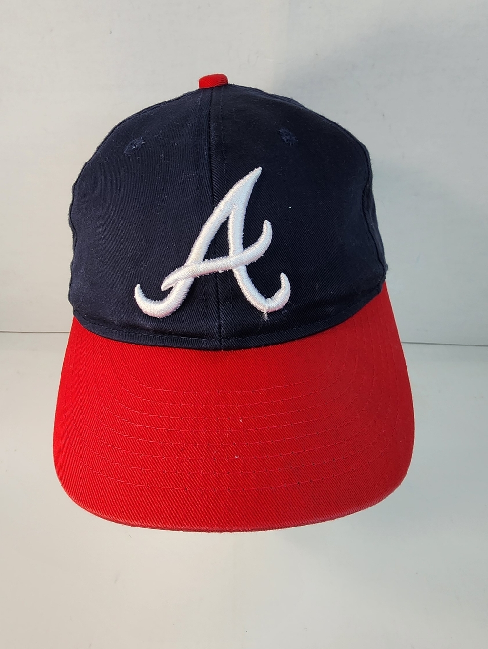 Atlanta Braves Team MLB Youth Hat OC Sports Red & Black Adjustable